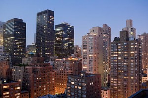 Apartment buildings in new york